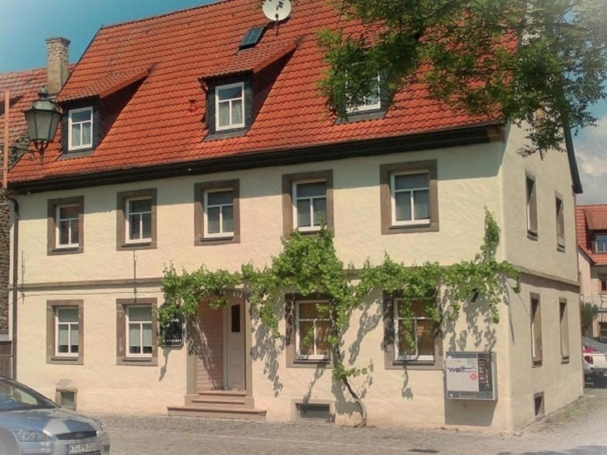 Ferienwohnung Haus Gaenseplatz Volkach Exterior foto